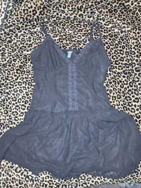 wild fable Black Spaghetti Strap Sundress